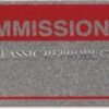Commission plate, BL cars