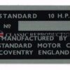 Chassis plate - Standard 10
