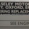 Chassis plate - Wolseley 1961-66