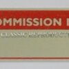 MG Commission plate No: G52D/P