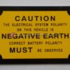 Negative Earth plate - Jaguar