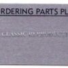 Chassis plate - Rootes - Singer, Humber etc