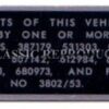 Patent plate - Morris