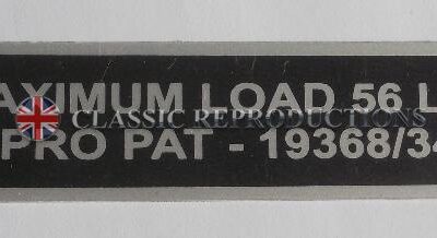 Austin Ruby Maximum Load Plate