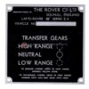 Chassis plate - Land Rover Series 2A 88"