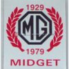 MG Midget Golden Jubilee Dash Plaque 1929-79