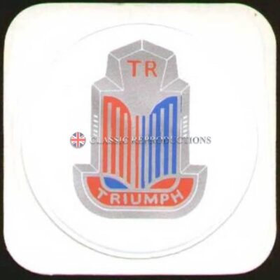 Licence Holder - Triumph TR (white)