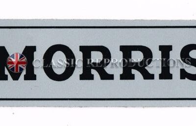 Rocker Cover label, Morris