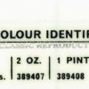 Rover paint colour label - Lunar Grey