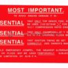 "Most Important" label - Rover