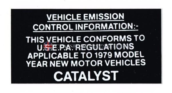 Catalyst label 1979 | Classic Reproductions
