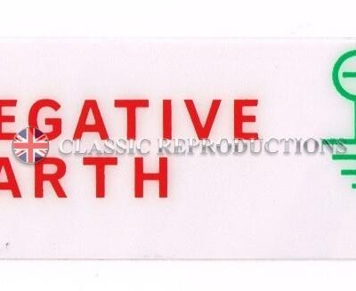 Negative Earth label - Rover