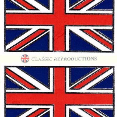 Union Jack stickers, small (pair)