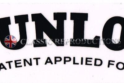 Dunlop Wheel label