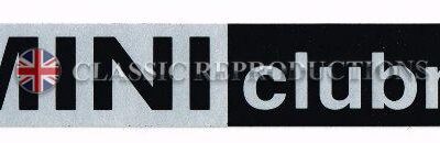 Leyland Mini Clubman foil badge insert
