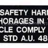 Seat Belt/Safety Harness British Standard 