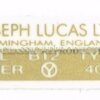 Lucas Gold B12 12V Coil label