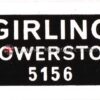 Girling Powerstop 5156 servo label (black)