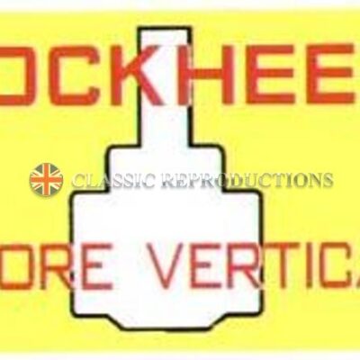 Lockheed Servo label - Jaguar Mk2, XK