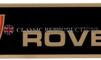Rocker Cover label, Rover (Metric)