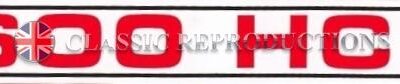 Rocker Cover label, 1600 HC - Ford