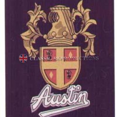 Austin A30 front grill badge insert (Gold)