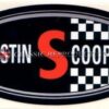 Oval Mini Cooper 'S' sticker