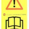 Check Handbook label (yellow)