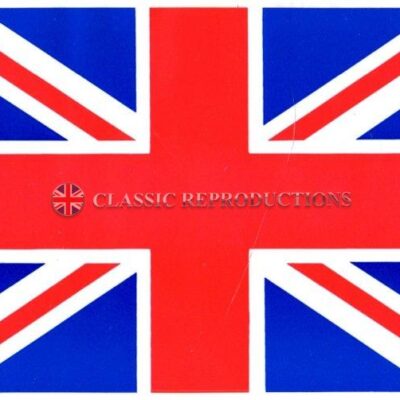 Union Jack sticker (15cm x 10cm)