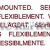 "Carburetters Flexibly Mounted" label - Rover 2000