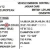 Emission Control label - Daimler