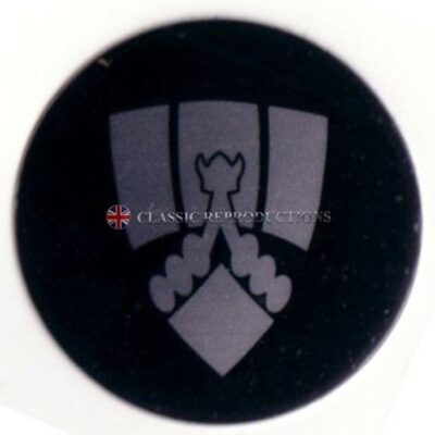 Wheel centre badge - Rover SD1 - Black/Silver