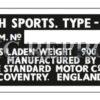 Chassis plate - Triumph Spitfire MK1