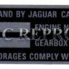 Chassis plate - Jaguar XJ Series 2, 1973-79