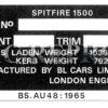 Chassis plate - Triumph Spitfire 1500 (1979)