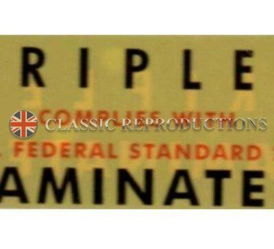 Triplex Laminated Screen label - reverse