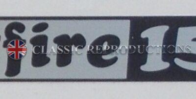 Triumph Spitfire 1500 USA bonnet badge insert